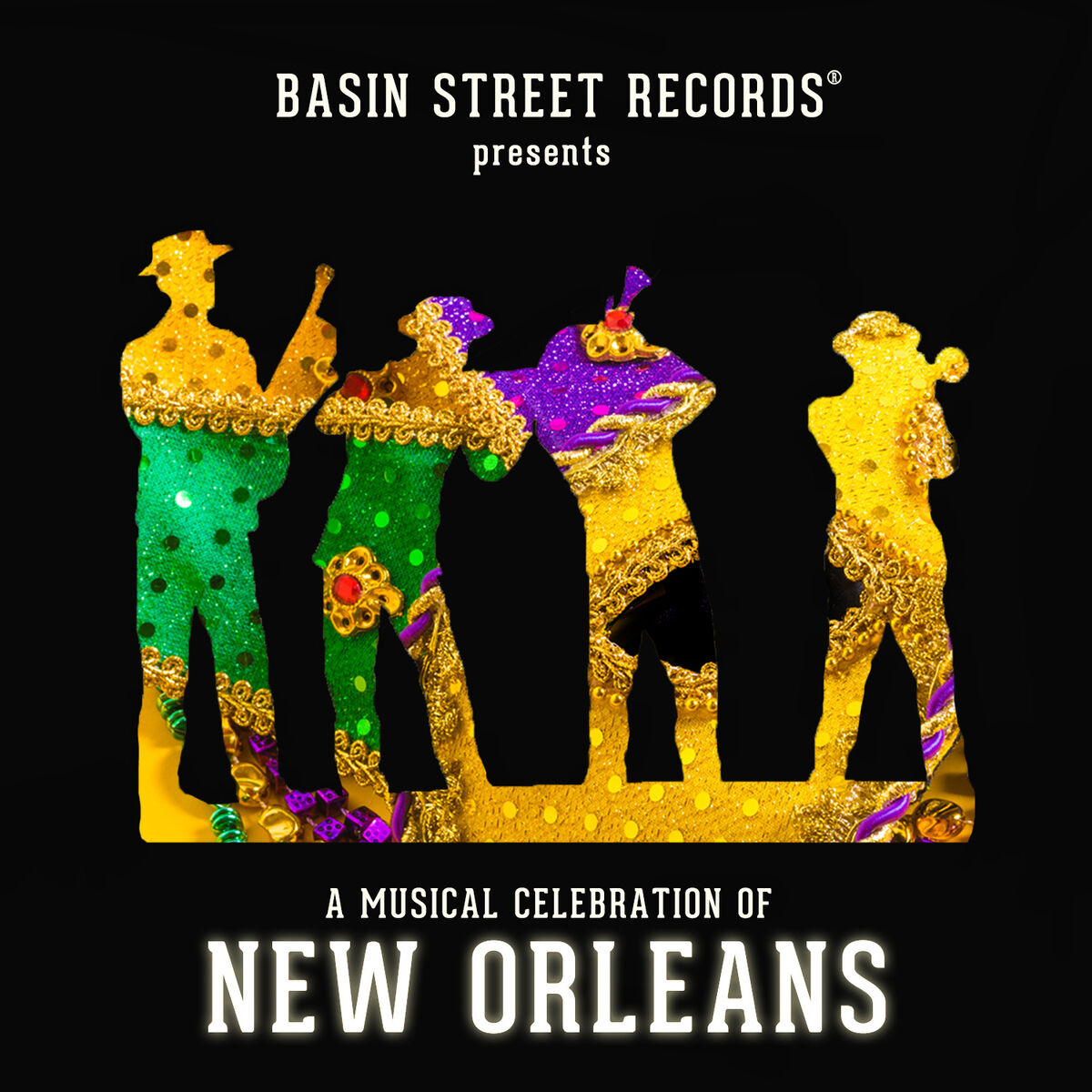 Album cover of Basin Street Records Presents: A Musical Celebration of New Orleans