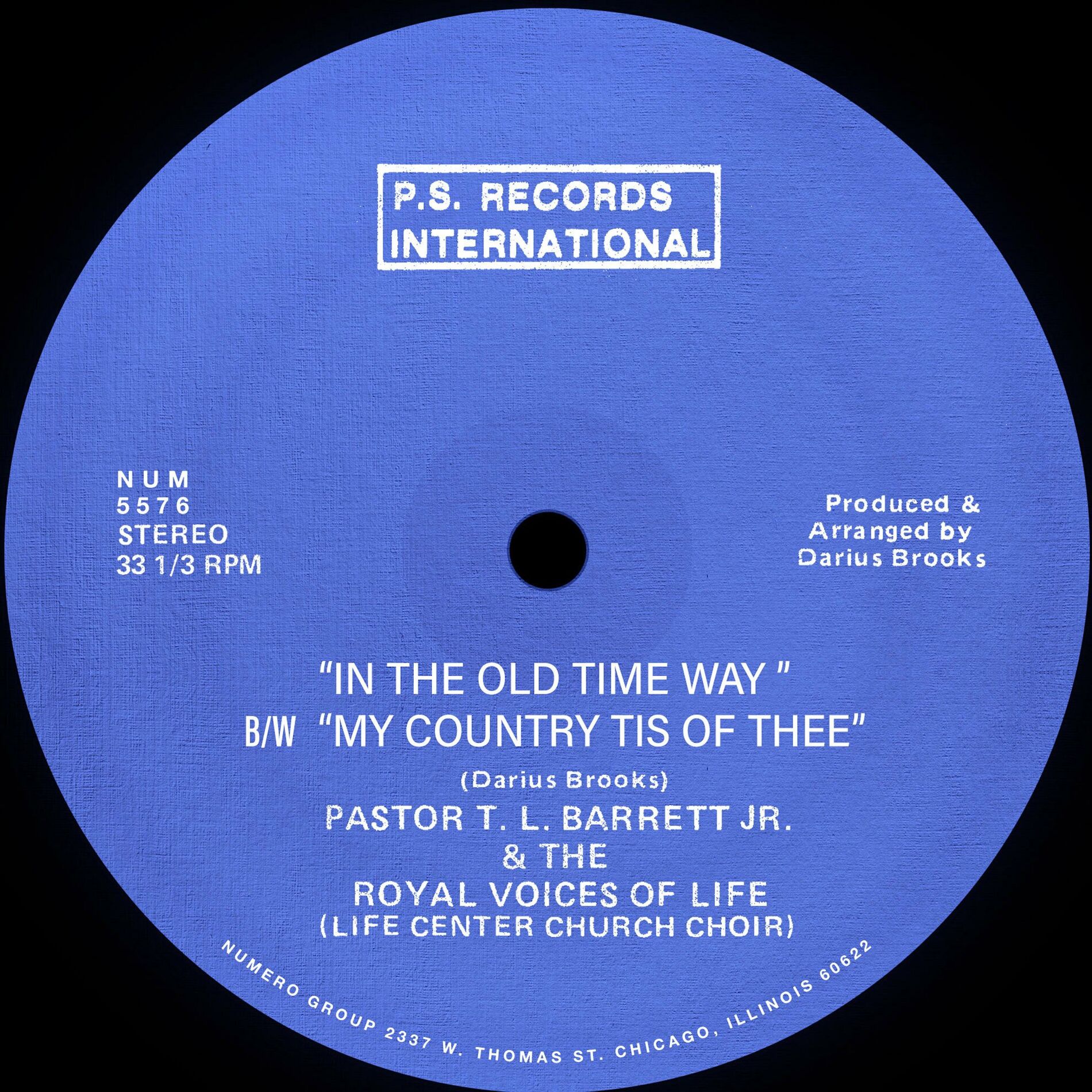 Album cover of In The Old Time Way b/w My Country Tis Of Thee