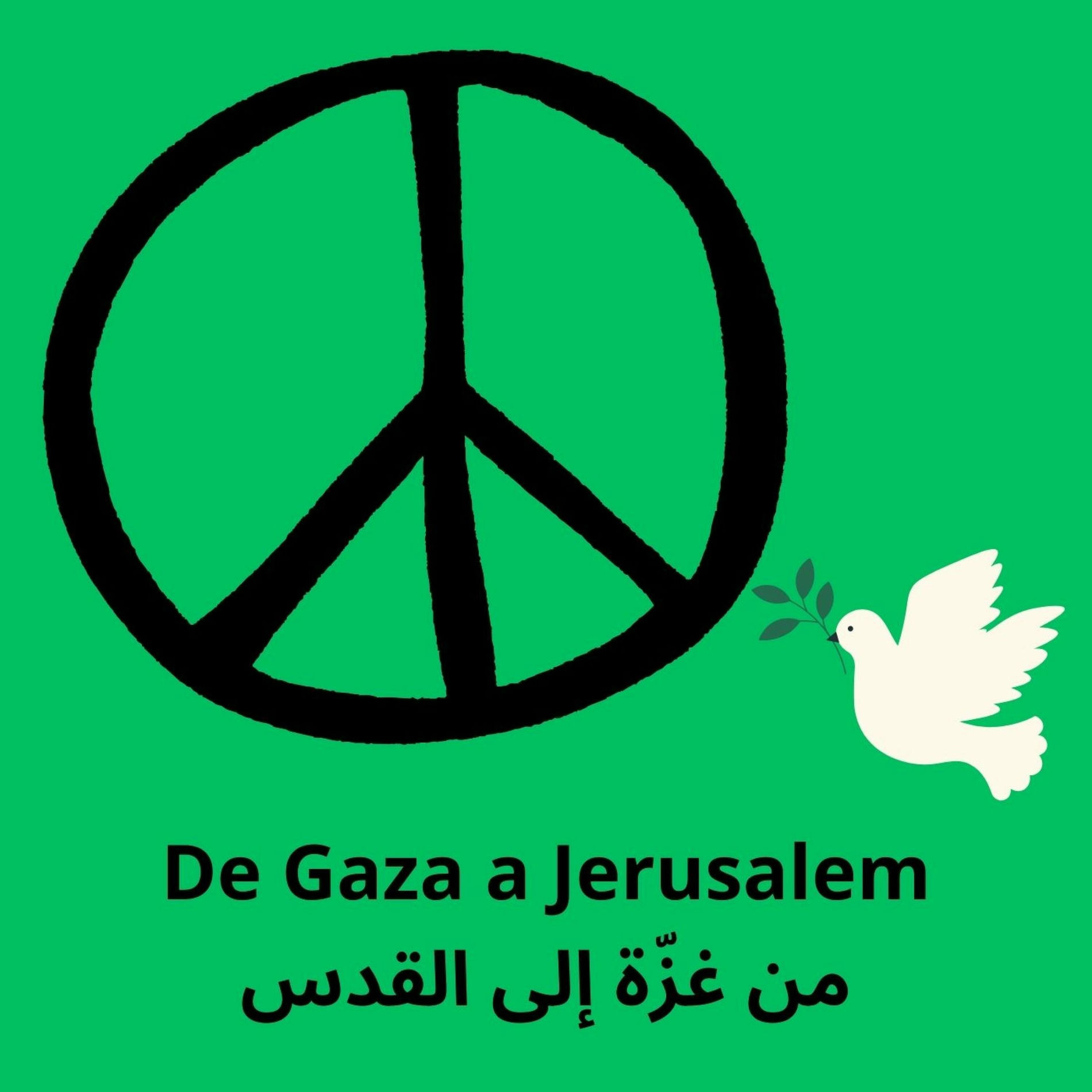 Album cover of De Gaza à Jérusalem - من غزّة إلى القدس (feat. collectif) [Radio Edit]