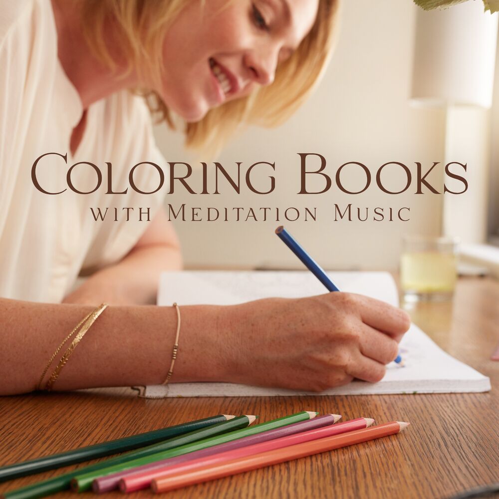 Picture of Coloring Books with Meditation Music: Stress Relieving, Creativity Improving, Relaxing Meditation