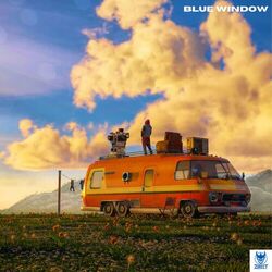 blue window