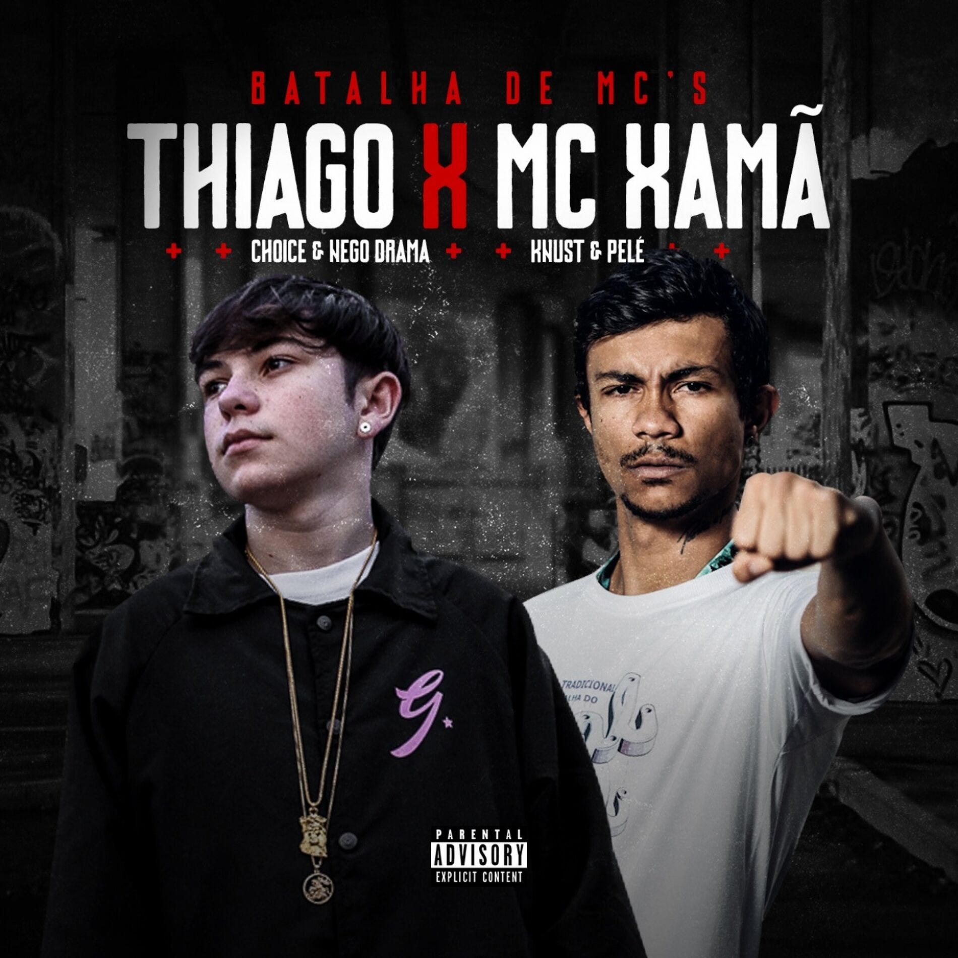 Album cover of Batalha de Mc's Thiago X Mc Xamã (Trio)