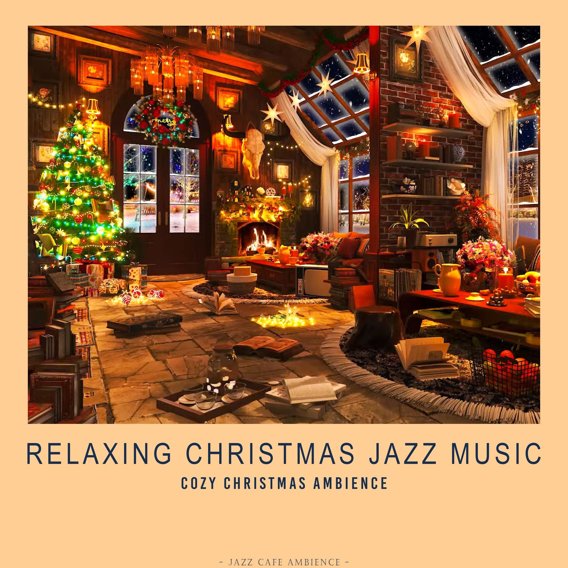 Album cover of Relaxing Christmas Jazz Music - Cozy Christmas Ambience