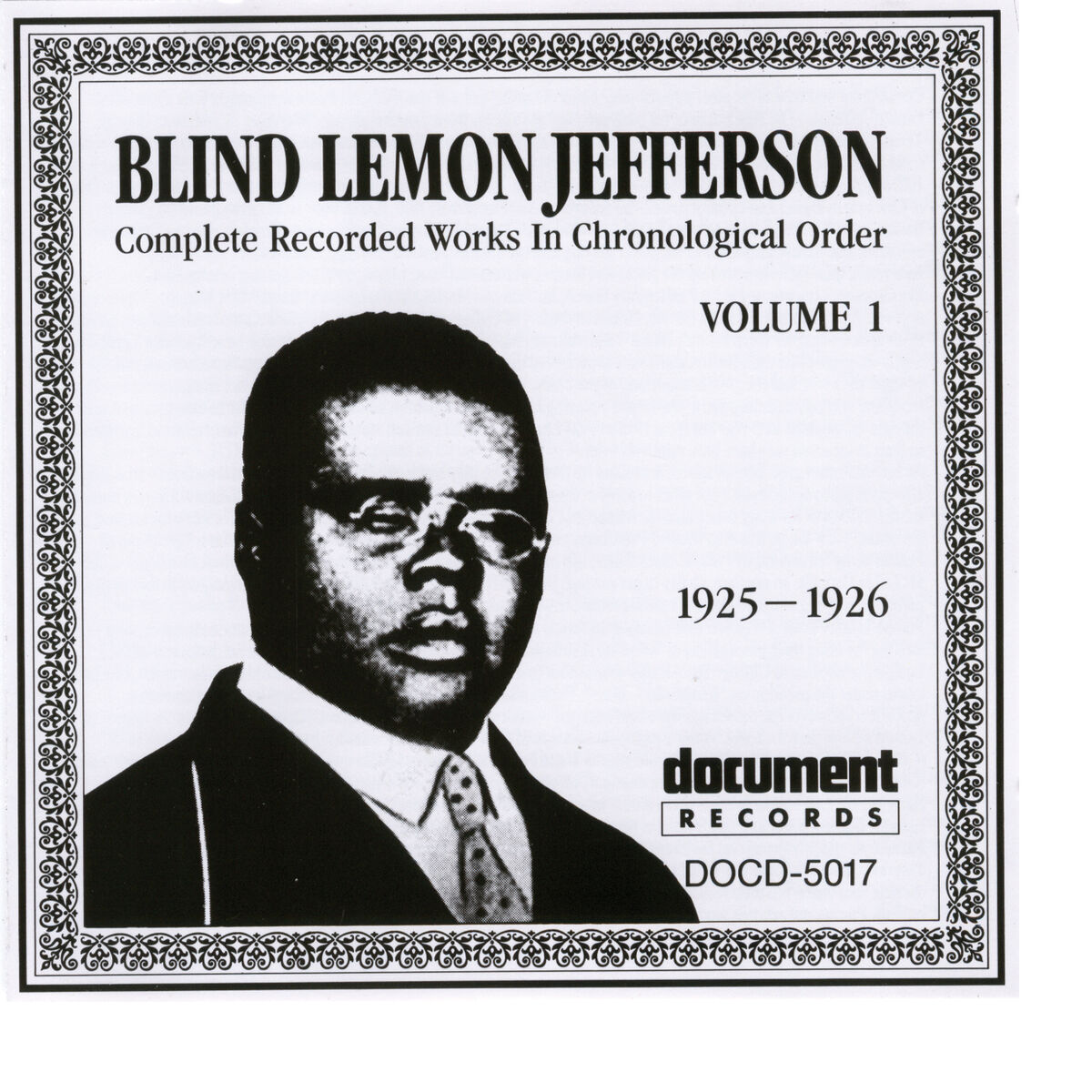 Album cover of Blind Lemon Jefferson Vol. 1 (1925 - 1926)