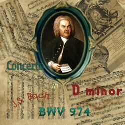 Cover of Bach – Concerto in D minor, BWV 974