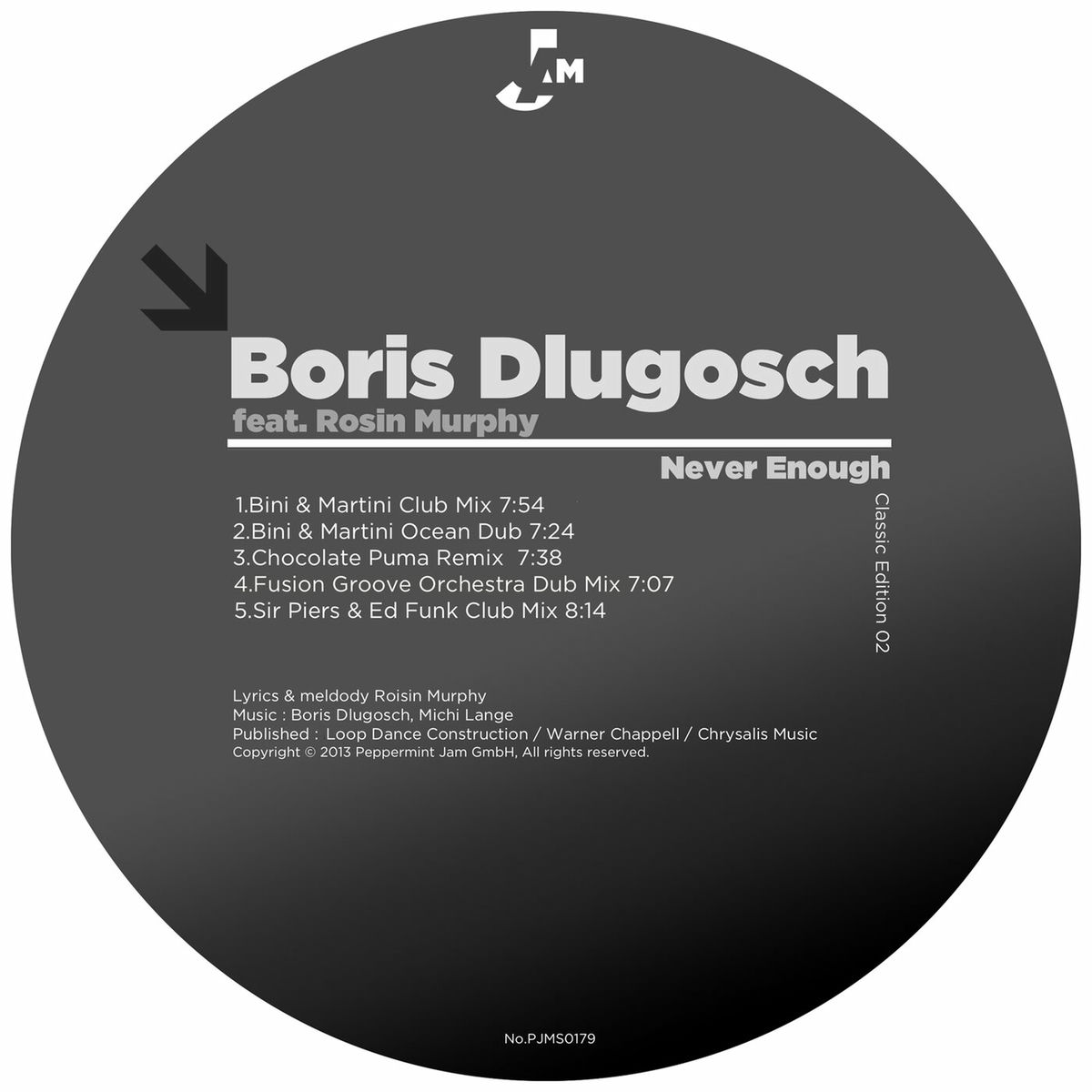 Album cover of Never Enough (Classic Edition 02)