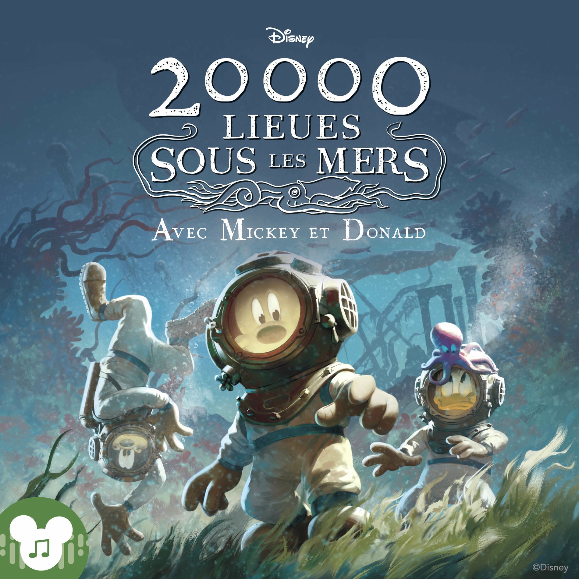 Album cover of 20 000 Lieues sous les mers Avec Mickey et Donald (Audio Adaptation)