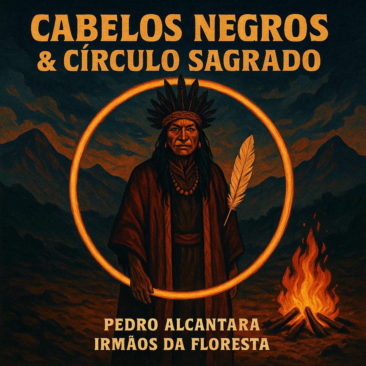 Album cover of Cabelos Negros & Círculo Sagrado