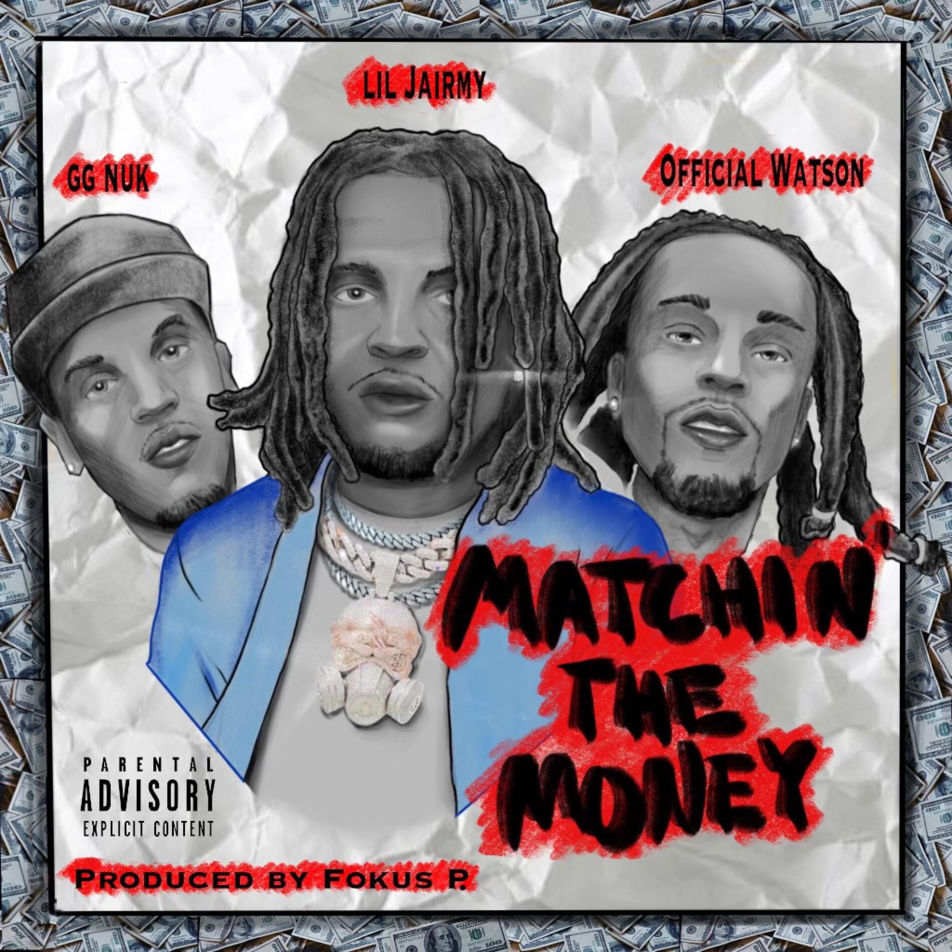 Album cover of Matchin The Money (feat. Lil Jairmy & Gas Gang Nuk)