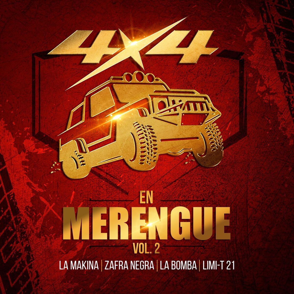 Album cover of 4x4 en Merengue, Vol. 2