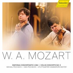 Cover of Mozart: Violin Concerto No. 5, K. 219 & Sinfonia Concertante, K. 364