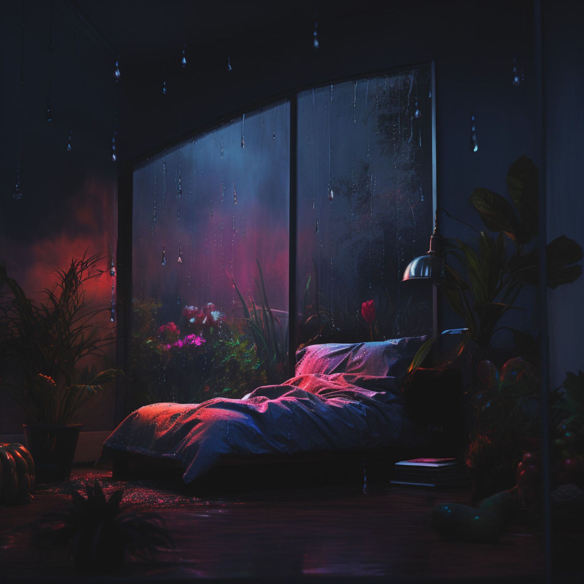 Album cover of Rainy Slumber: Sleepy Showers Serenity