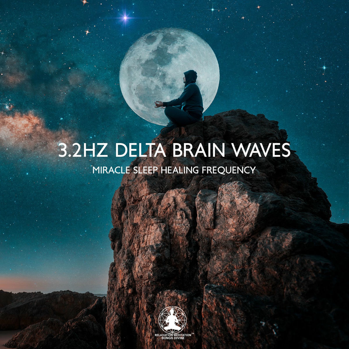 Album cover of 3.2Hz Delta Brain Waves: Miracle Sleep Healing Frequency, Deep Sleep Meditation, Chakra Balancing & Hypnosis Music