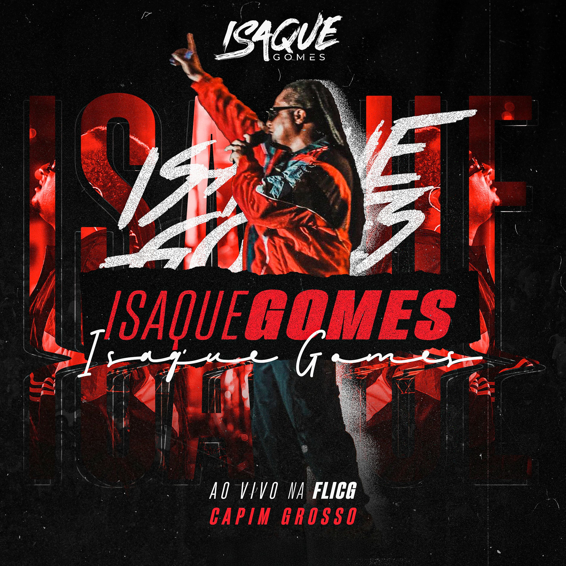 Album cover of Isaque Gomes (Ao Vivo na Flicg - Capim Grosso) (Ao Vivo)