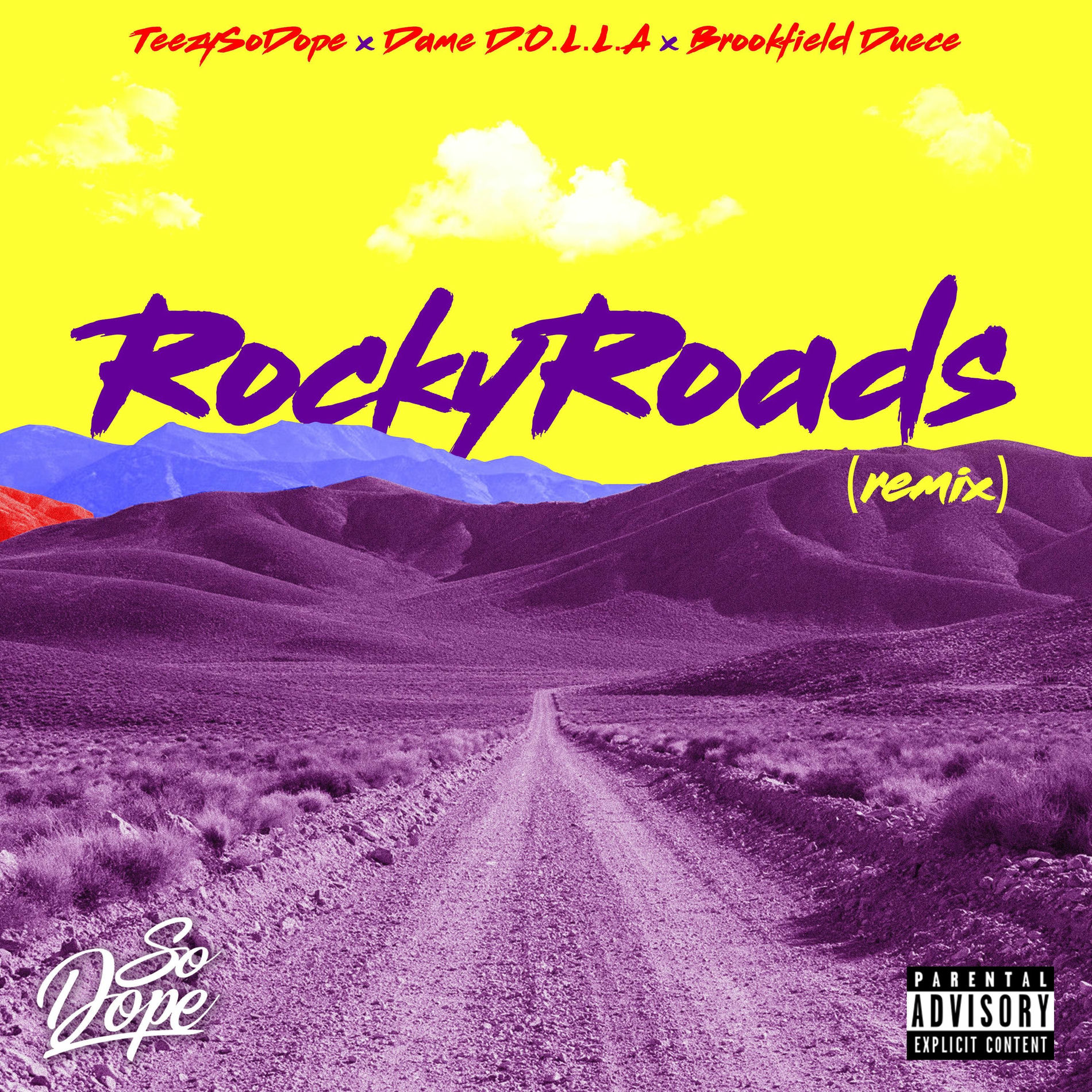 Album cover of RockyRoads (feat. Dame D.O.L.L.A. & Brookfield Duece) [Remix]