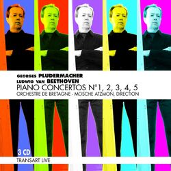Cover of Ludwig Van Beethoven : Piano concertos No. 1, 2, 3, 4, 5