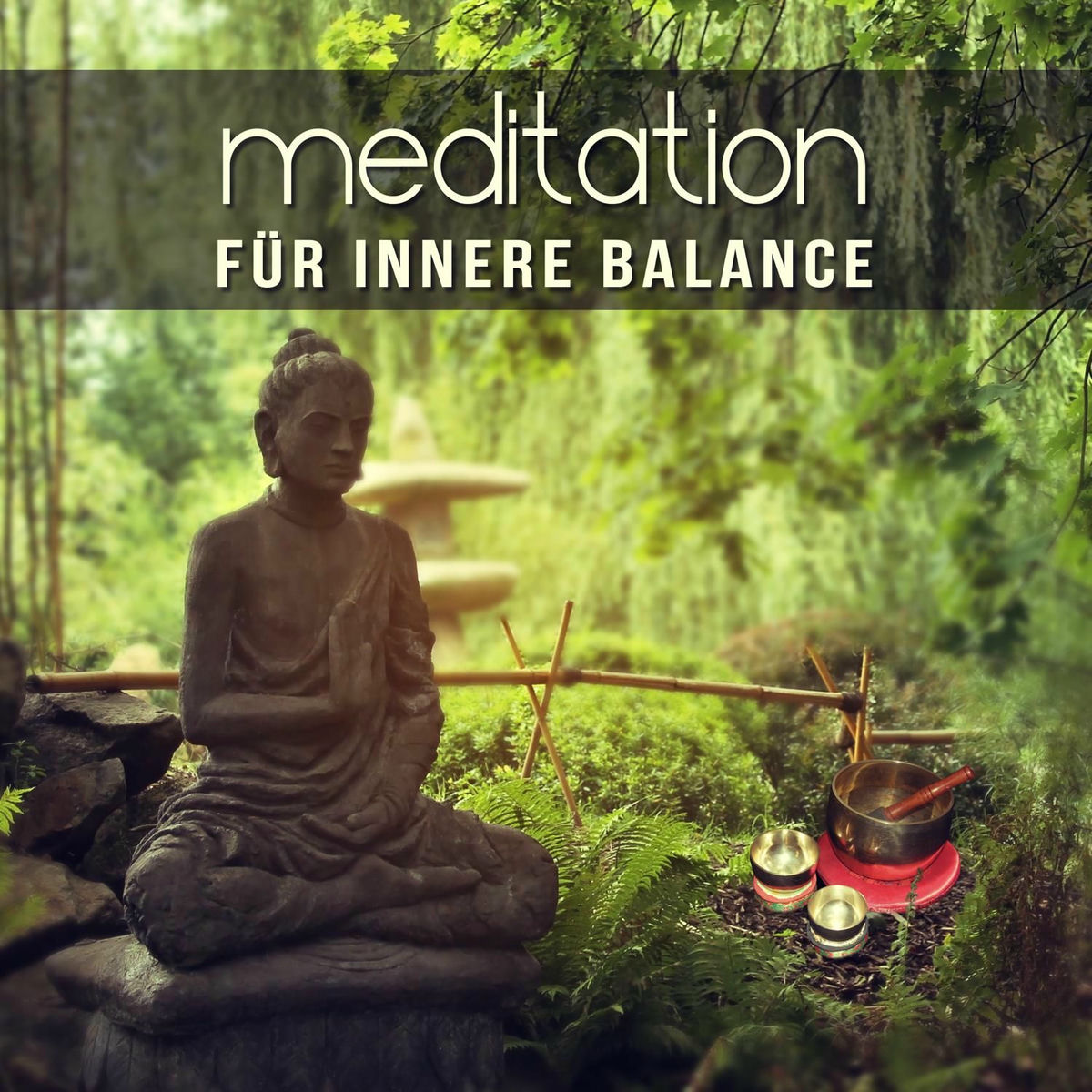 Album picture of Meditation für innere Balance: Heilende Geräusche der Natur mit Flötenmusik und tibetanischen Klangschalen, Zen Buddhist Mantra & 