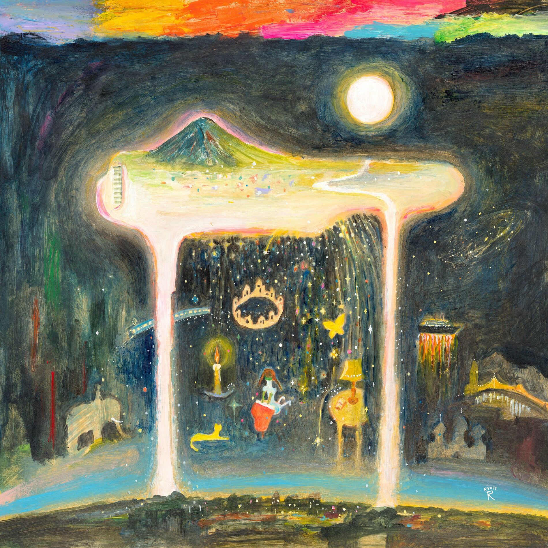 Album cover of A Full Moon in the Sky Tonight (feat. Aoi Teshima)