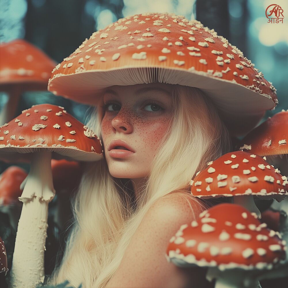 Picture of mushroom garden / wavey