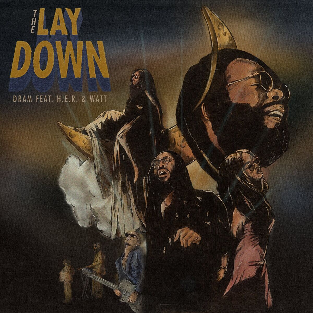 Album cover of The Lay Down with H.E.R. & WATT