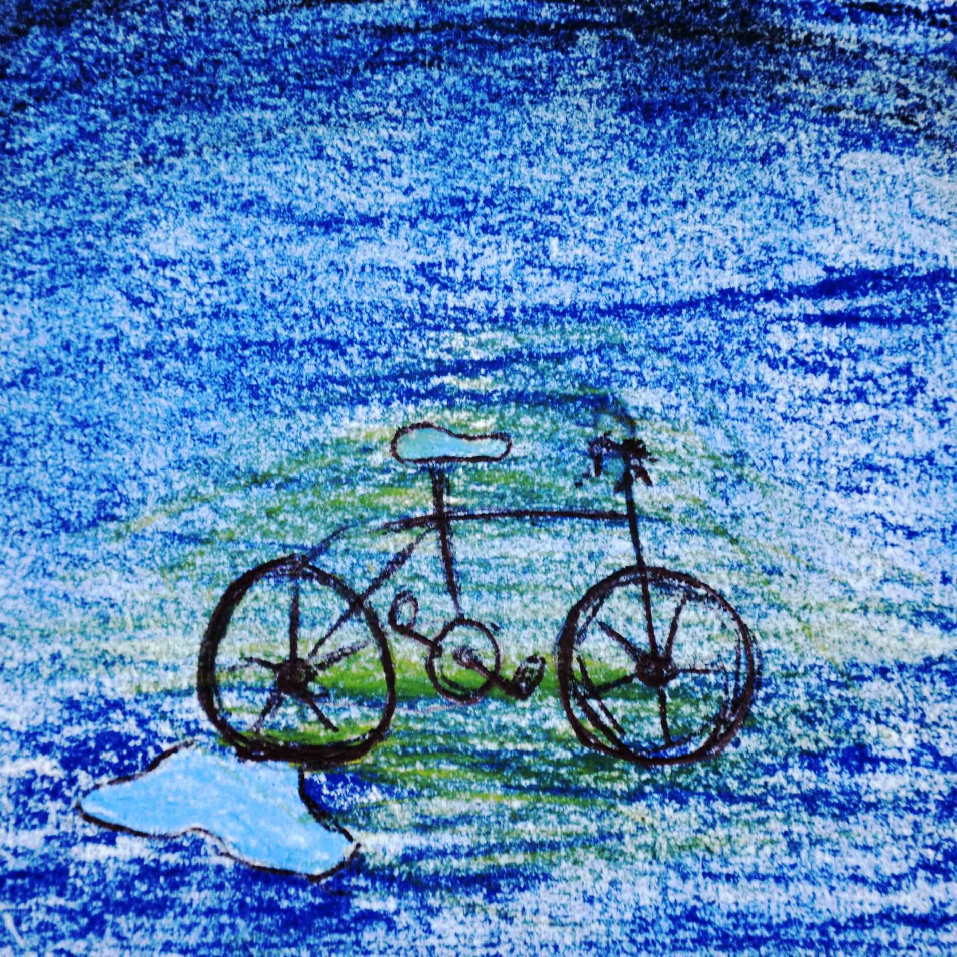 Album cover of Le petit vélo bleu