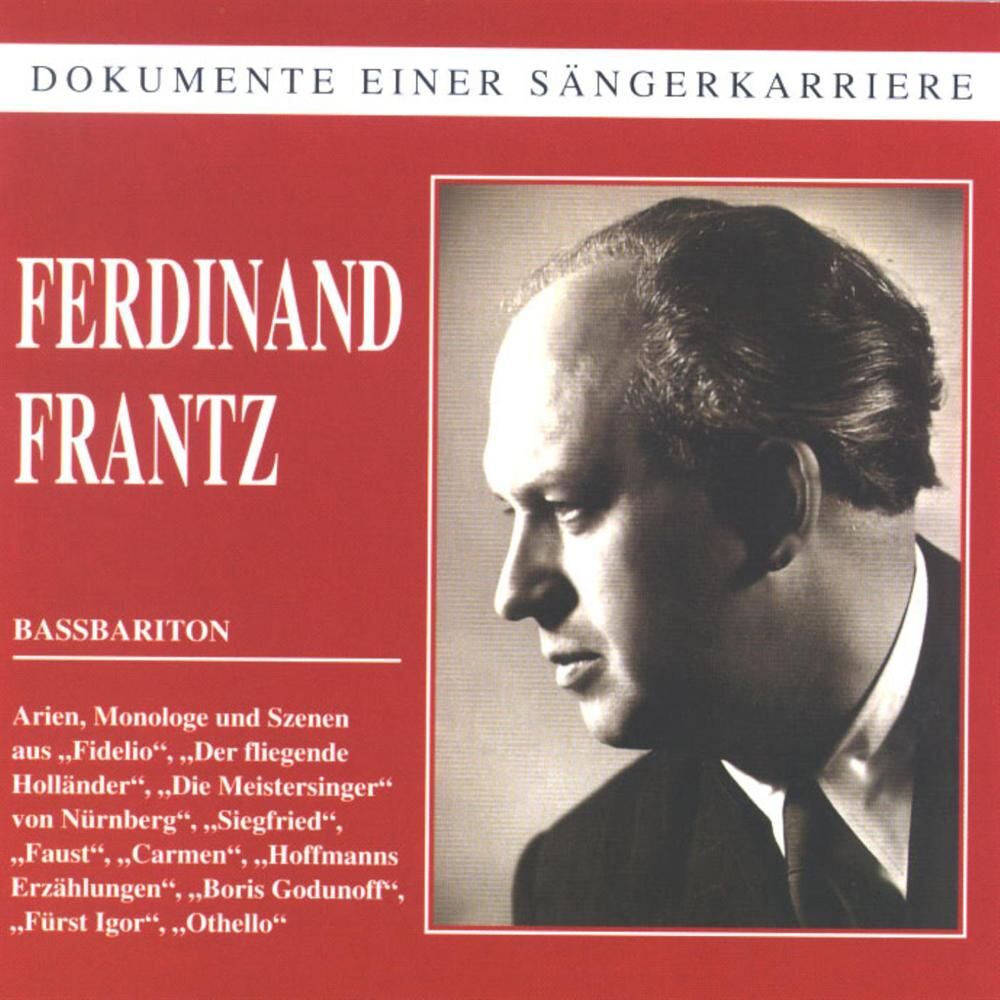 Picture of Dokumente einer Sängerkarriere - Ferdinand Frantz
