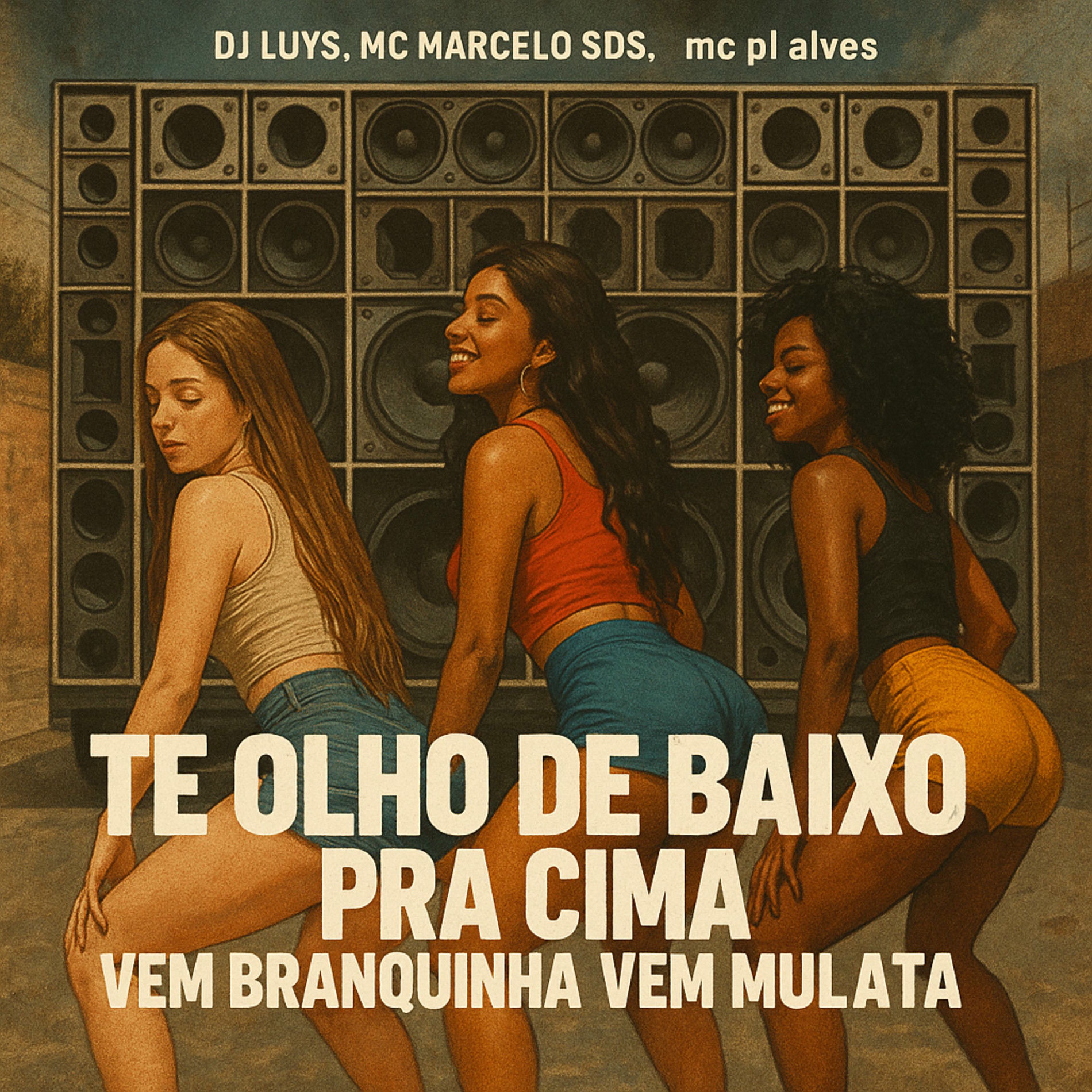 Album cover of Te Olho de Baixo pra Cima Vem Branquinha Vem Mulata