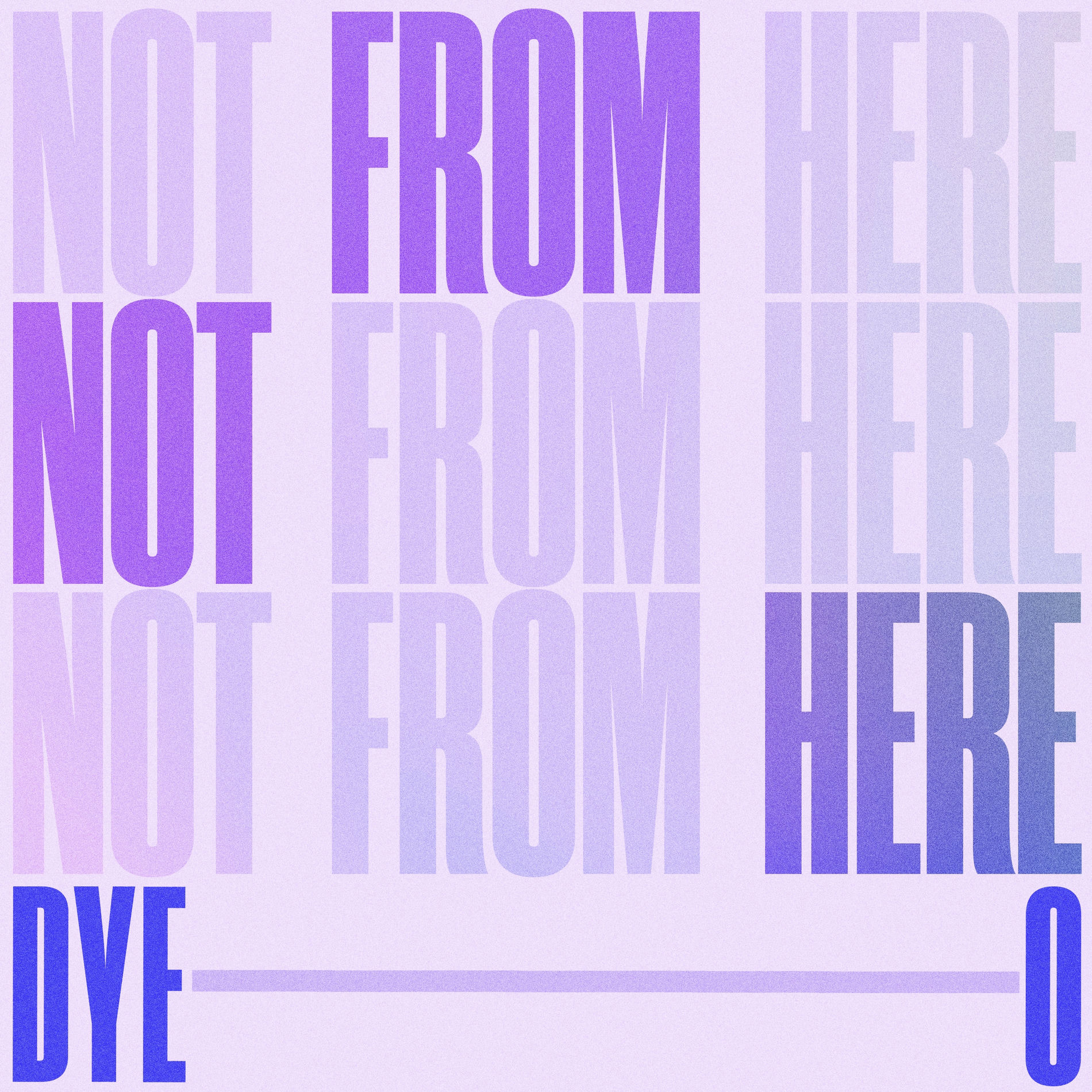Album cover of Not from Here