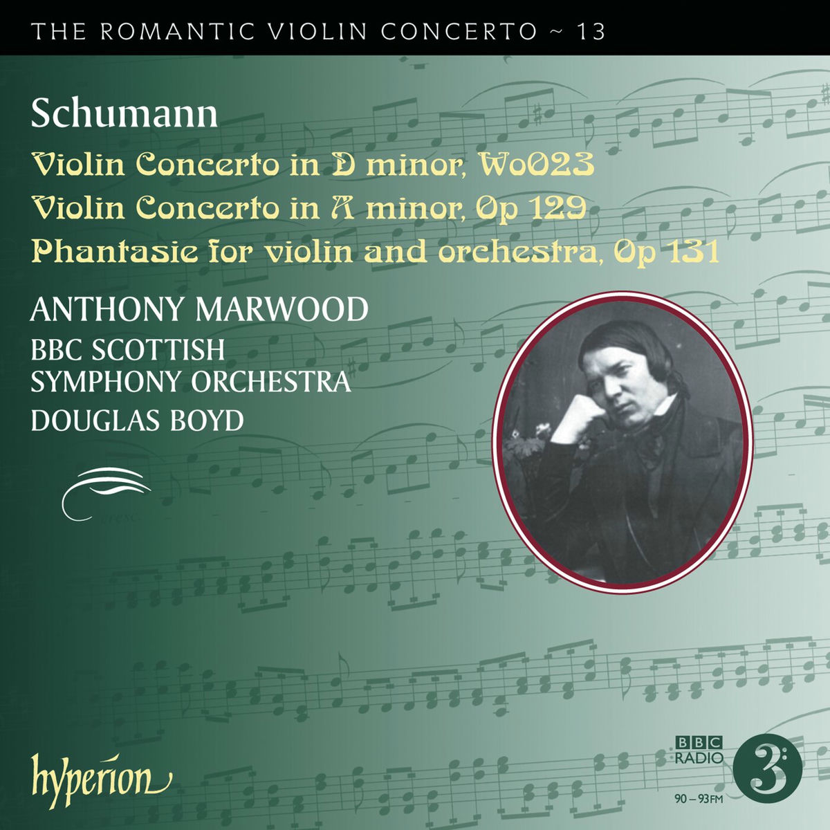 Album cover of Schumann: Violin Concertos (Hyperion Romantic Violin Concerto 13)