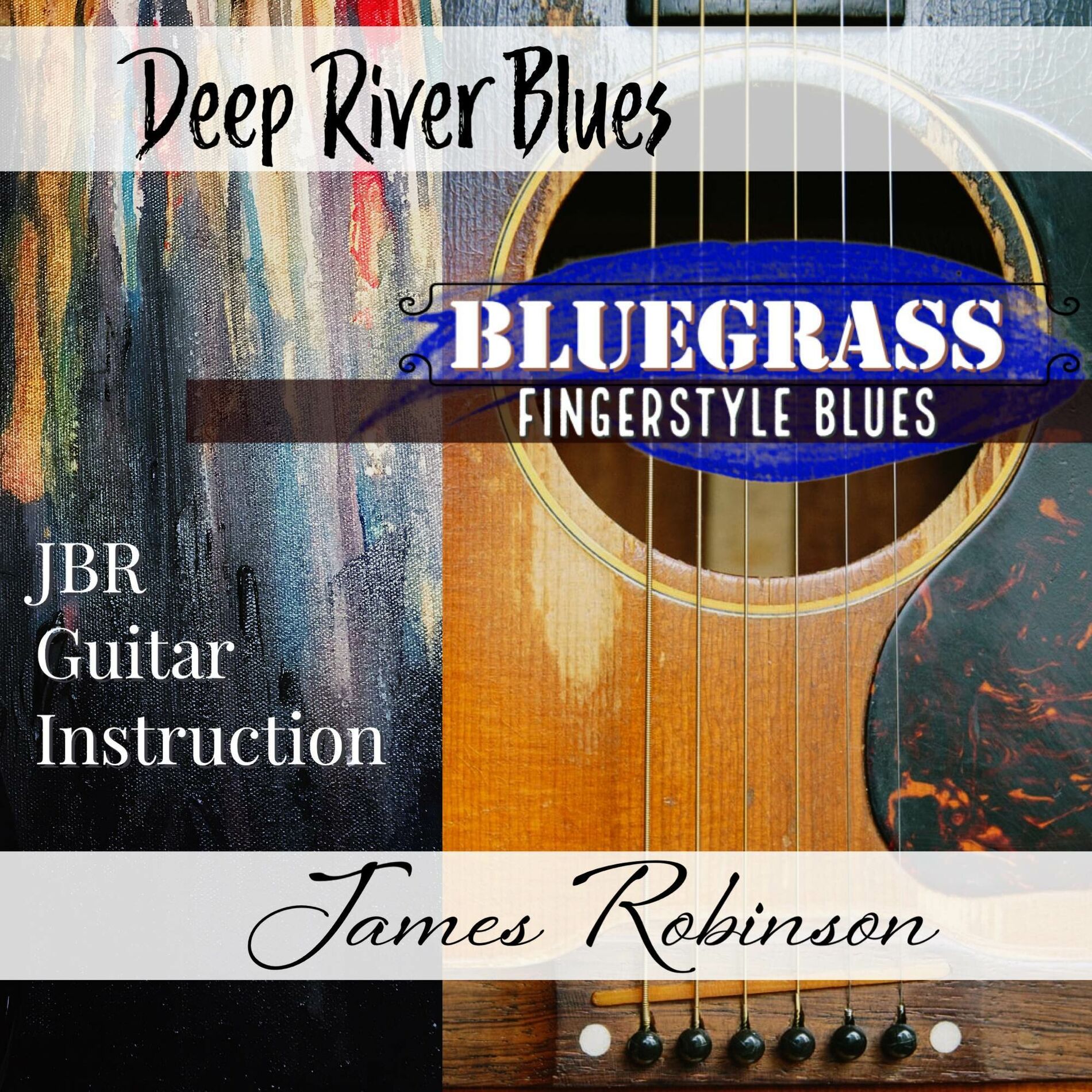 Album cover of Deep River Blues: Bluegrass Fingerstyle Blues