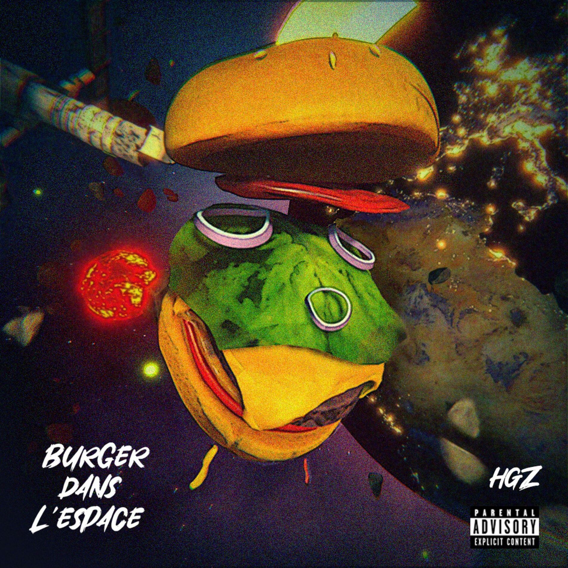 Album cover of Burger dans l'espace
