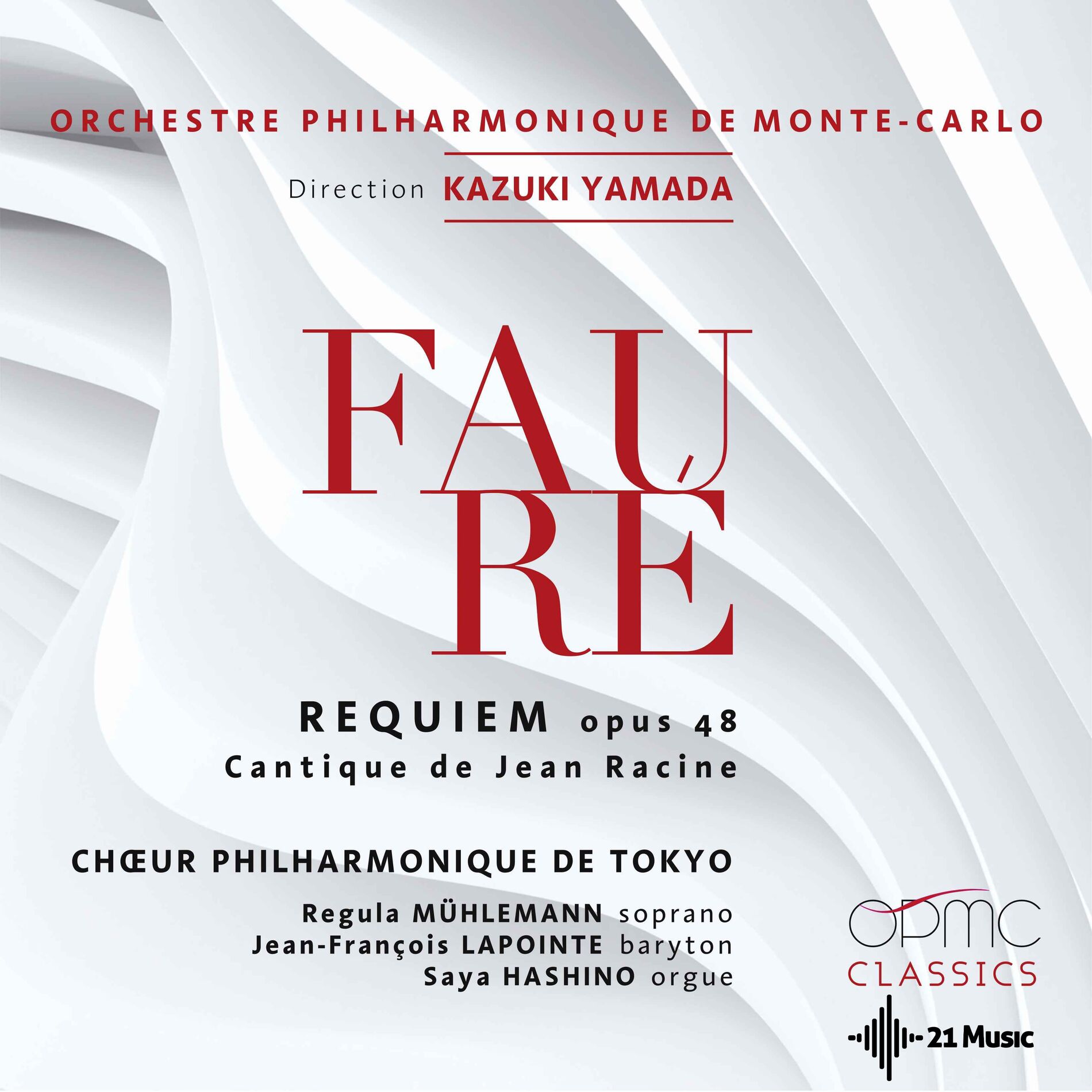 Album cover of Gabriel Fauré: Requiem, Op.48 - Cantique de Jean Racine