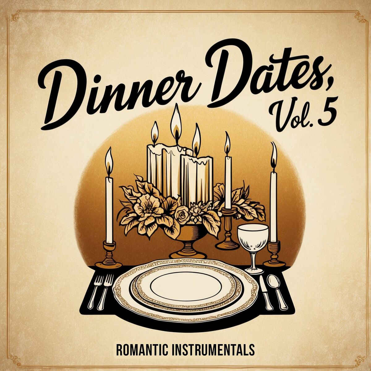 Album cover of Dinner Dates, Vol. 5 (Romantic Instrumentals)