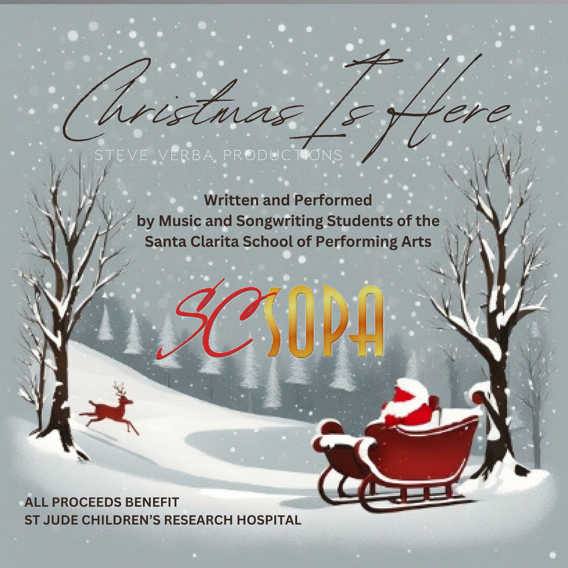 Album cover of Christmas Is Here (feat. Songwriting Students of Santa Clarita School of Performing Arts)