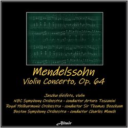 Cover of Mendelssohn: Violin Concerto, OP. 64