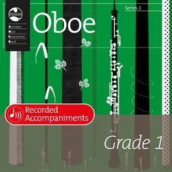 Cover of AMEB Oboe Series 1 Grade 1 (Piano Accompaniments)