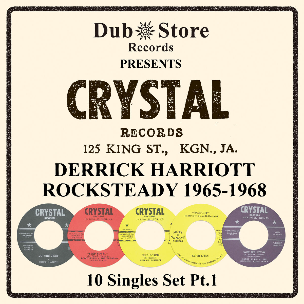 Album cover of Derrick Harriott Rocksteady 1965 to 1968 - 10 Singles Set Pt. 1