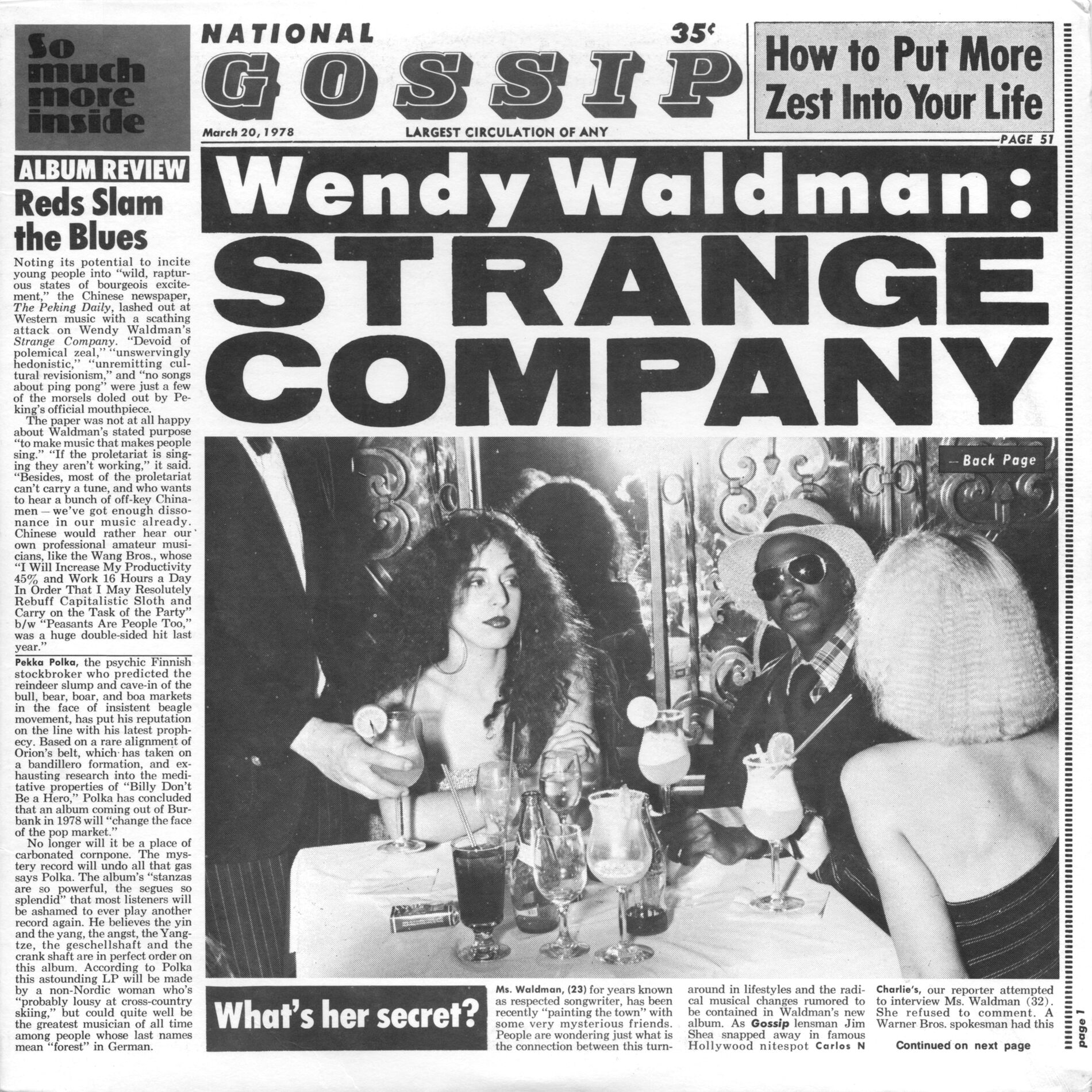 Album cover of Strange Company