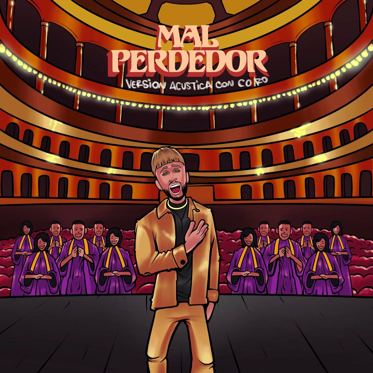 Album cover of Mal Perdedor (Version Acustica con Coro)