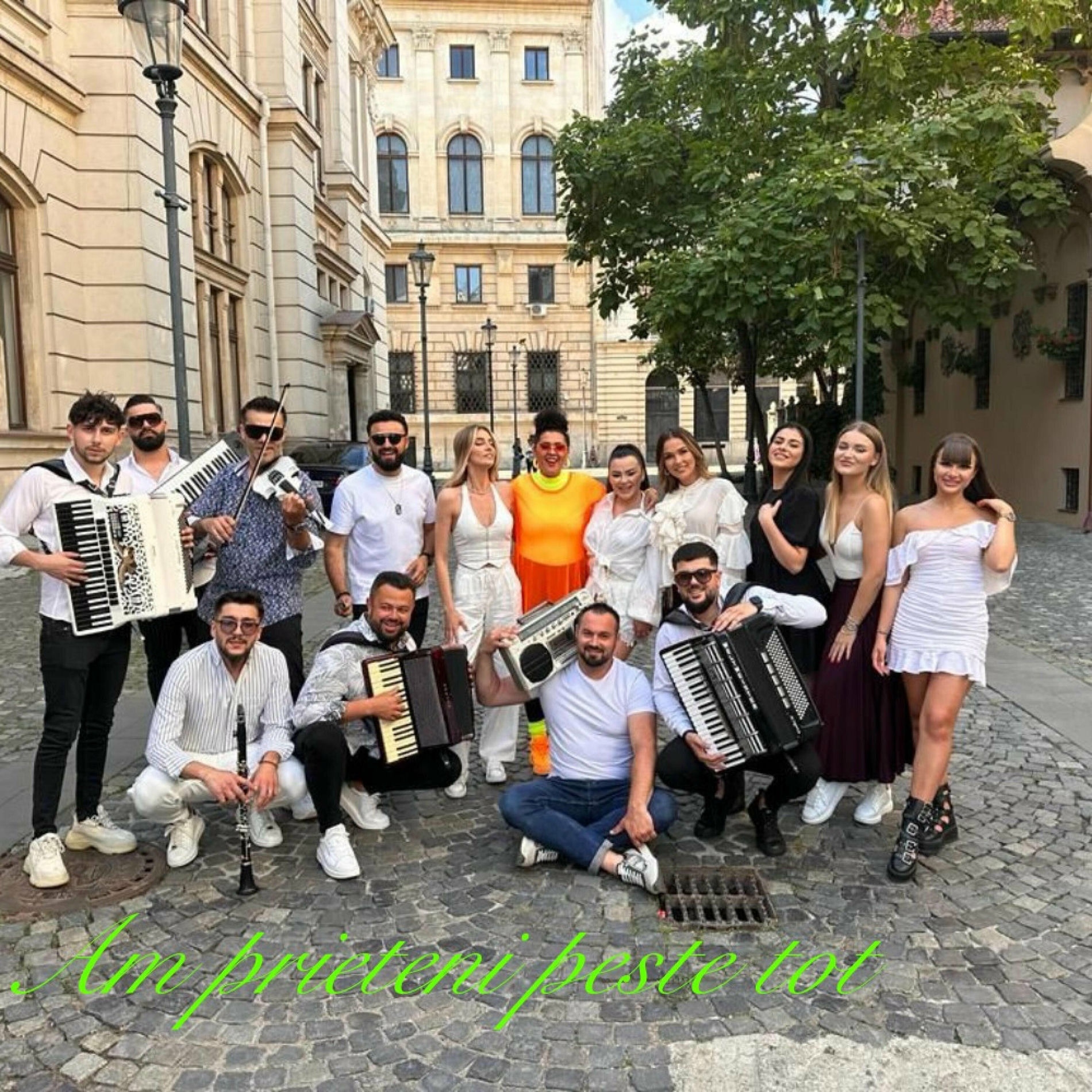 Album cover of Am prieteni peste tot (feat. Carmen de la Salciua, Malina Avasiloaie, Iulia Plescan, Gabi Iorga & Mr Saxobeat)