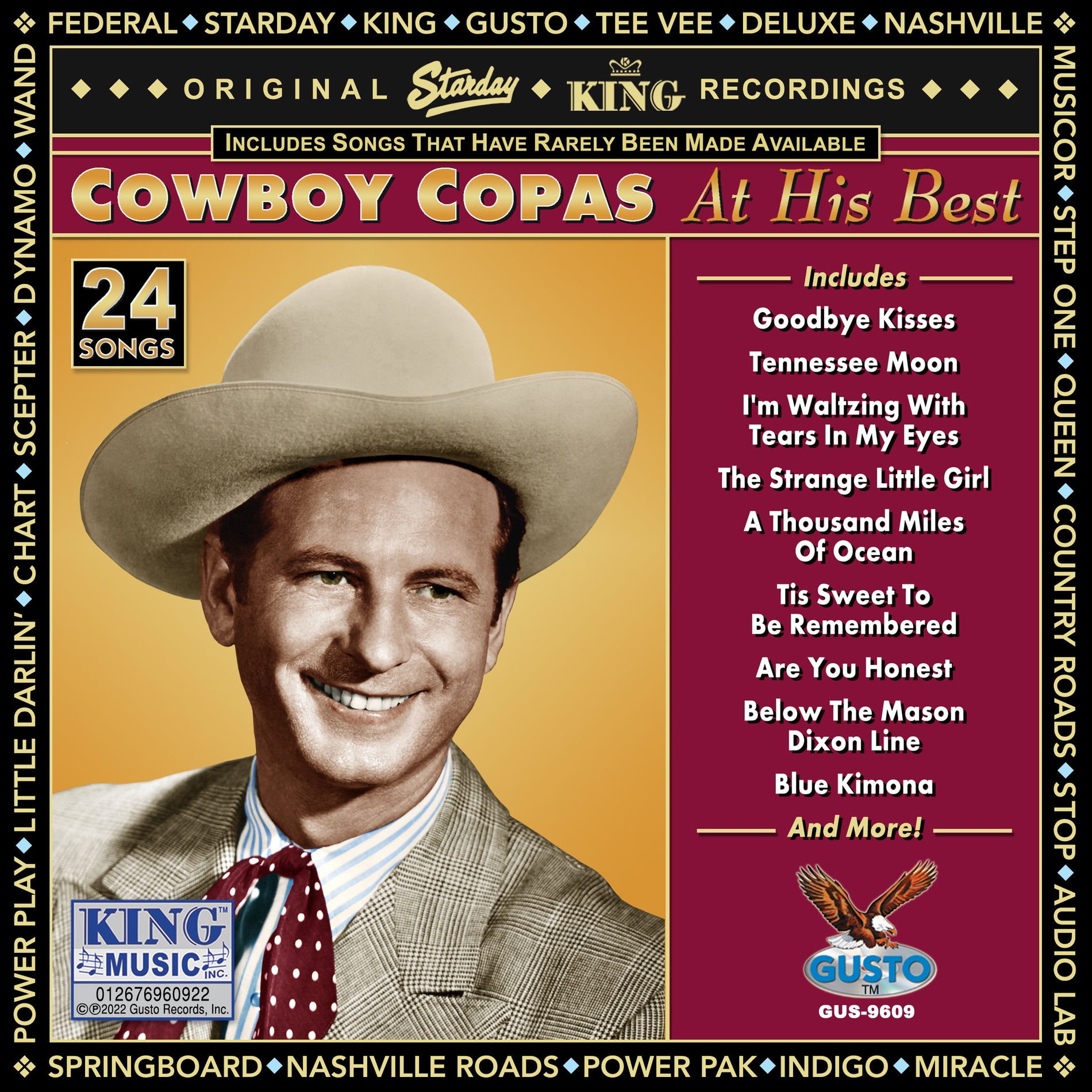 Cowboy Copas - At His Best (Original StardayKing Recordings)  Deezer