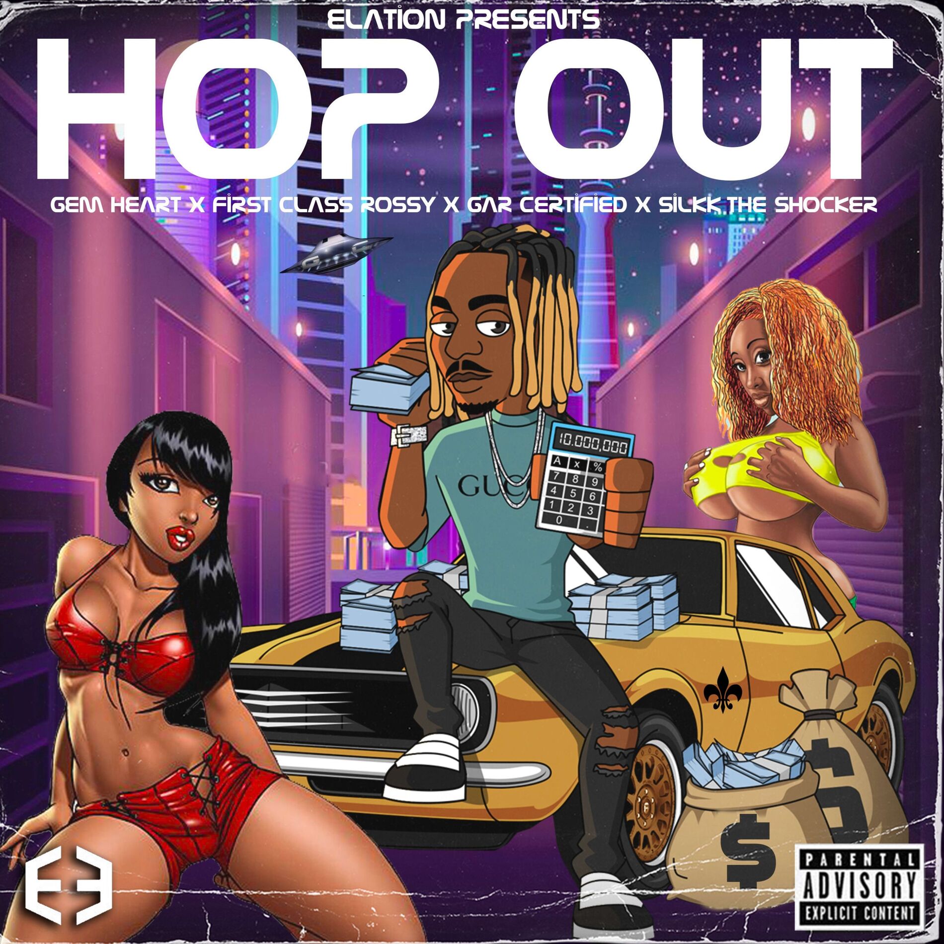Album cover of Hop Out (feat. Gem Heart, First Class Rossy, Gar Certified & Silkk The Shocker)