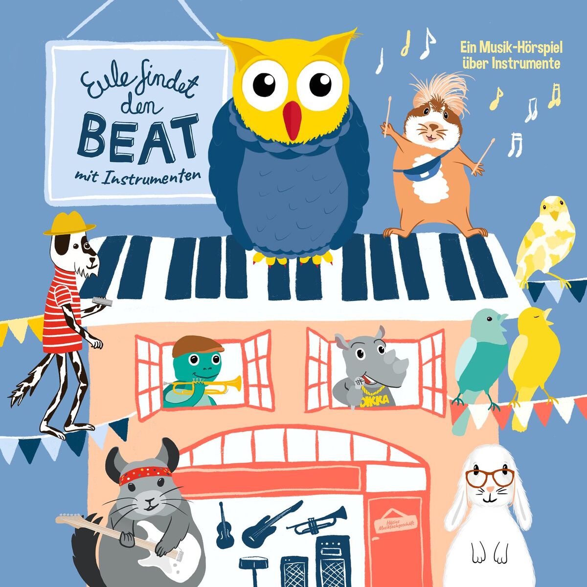 Album cover of Eule findet den Beat - mit Instrumenten (Musik-Hörspiel)