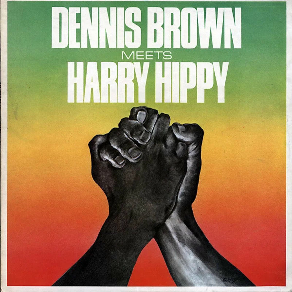 Album cover of Dennis Brown Meets Harry Hippy