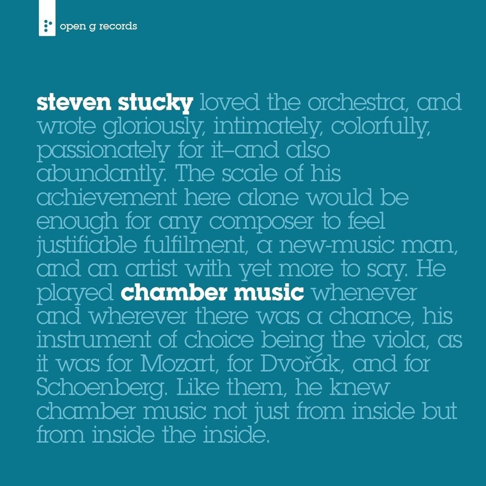 Picture of Steven Stucky: Chamber Music