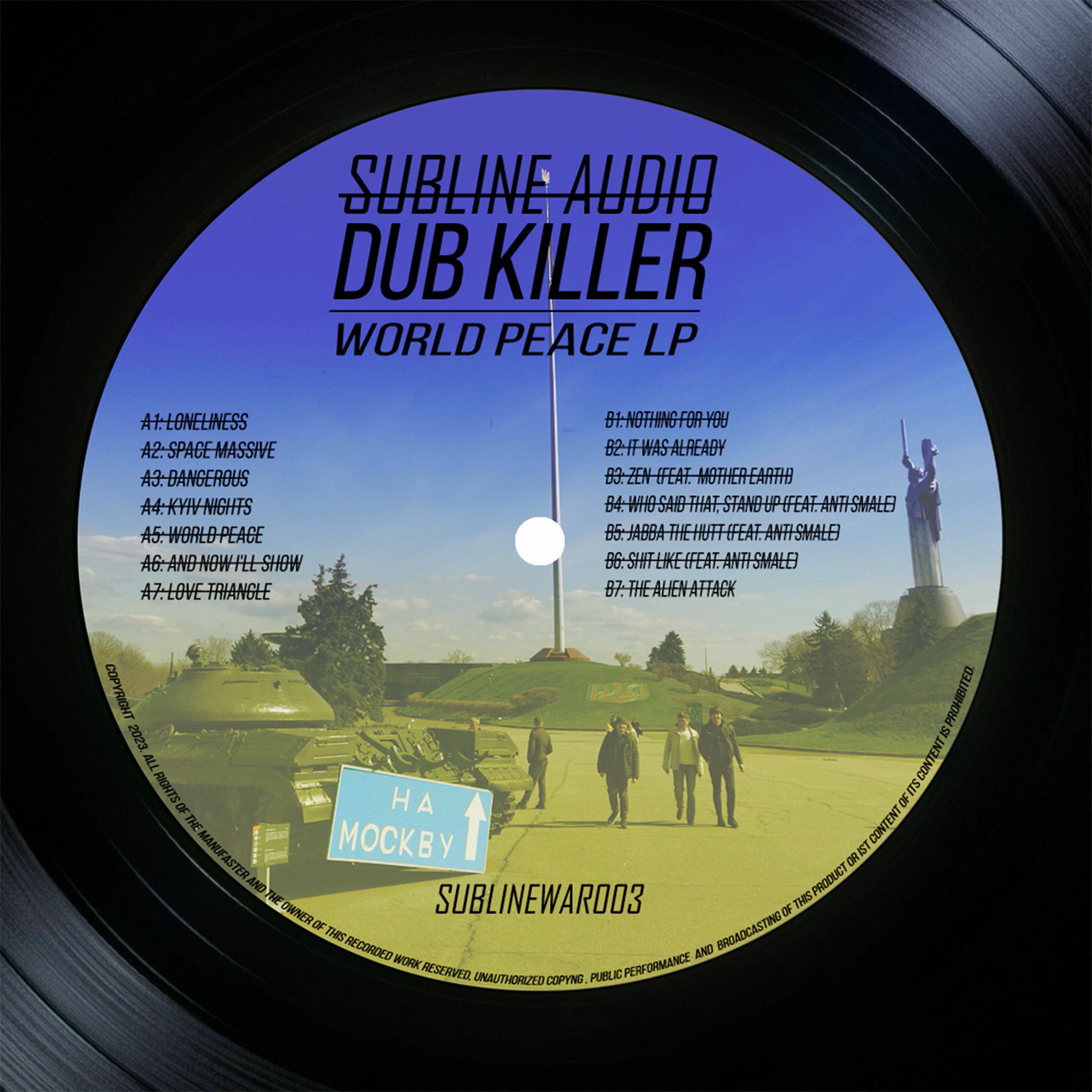 Album cover of World Peace LP