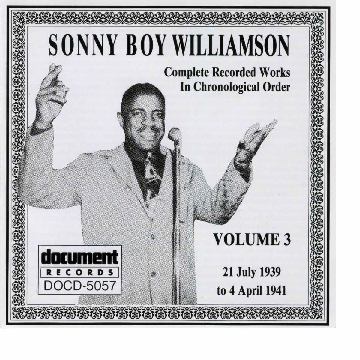 Album picture of Sonny Boy Williamson Vol. 3 (1939 - 1941)
