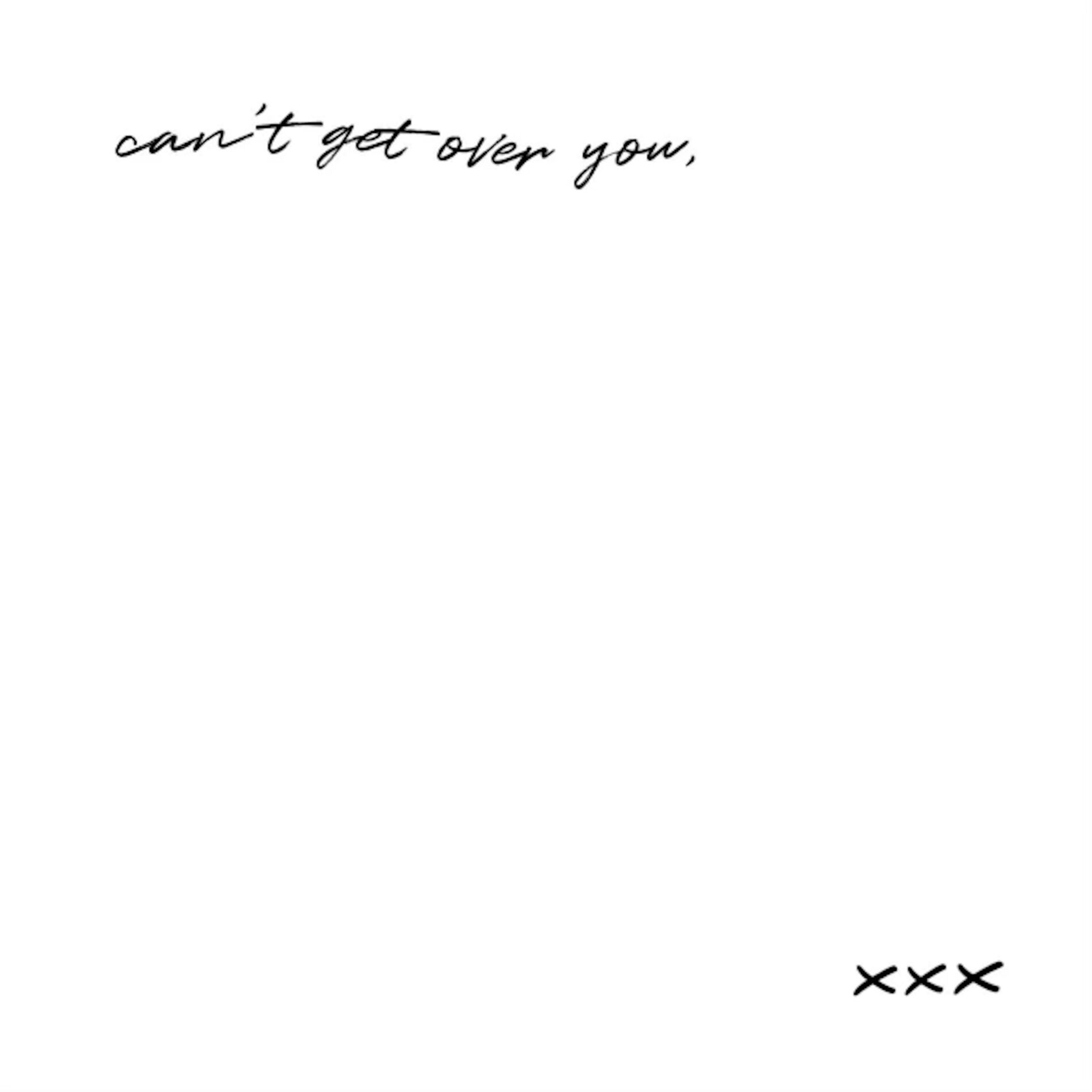 Album cover of can't get over you