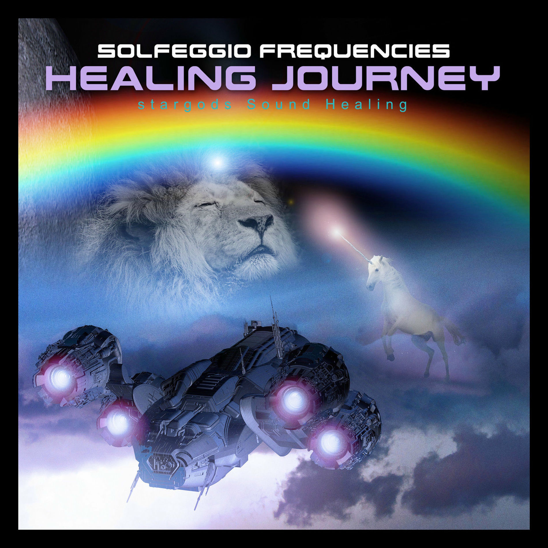 Album cover of Solfeggio Frequencies Healing Journey