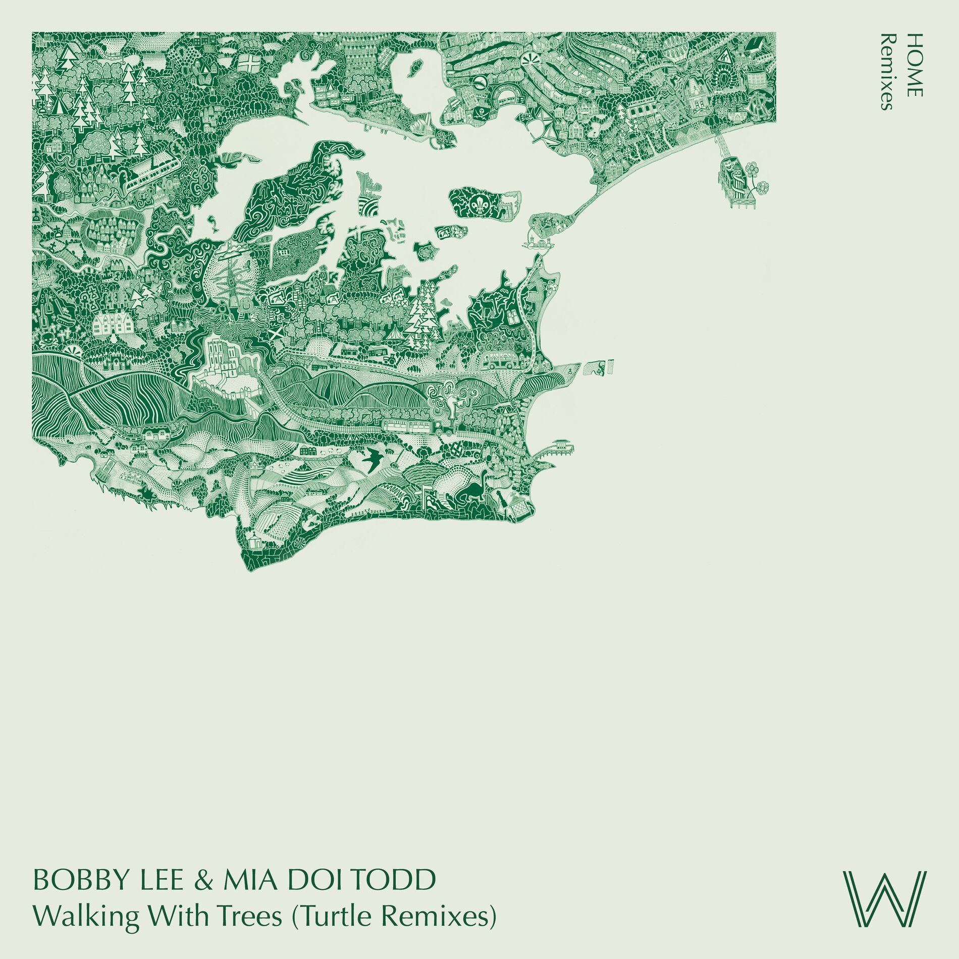Album cover of Walking With Trees (Remixes)